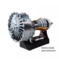 Modèle de moteur turbofan Roro Nikolatoy de 40 cm, modèle d'aviation de taille moyenne, vitrine pour collectionneur