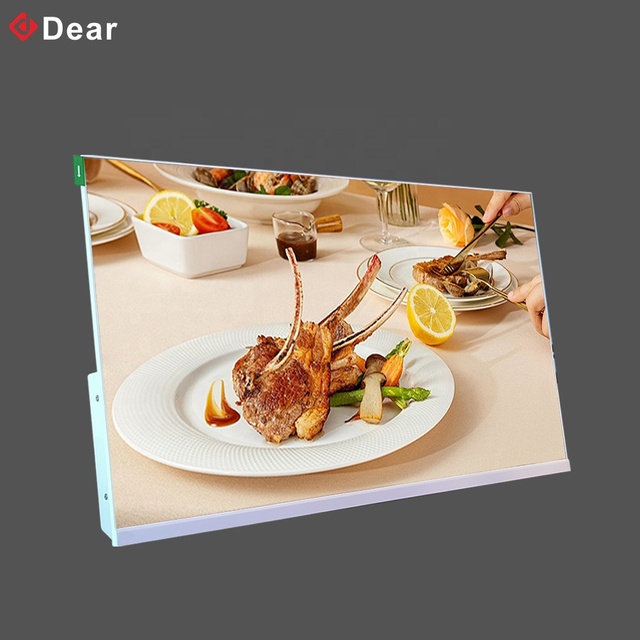 LCD Menu Table Player Retail Store Display Advertising Light Box Screens Shopping Mall Restaurants Digital Signage