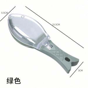 แปรงขูดเกล็ดปลา ที่ขูดเกล็ดปลา แบบถอดประกอบได้รวดเร็ว มีดทำความสะอาดปลา ที่ขูดหนังปลา ที่ขูดเกล็ดปลา - Product Image 6