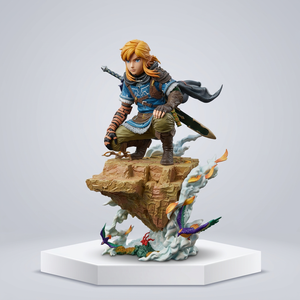 Sculpture en résine <span class=keywords><strong>de</strong></span> collection Anime The Legend of <span class=keywords><strong>Zelda</strong></span> Tears of the Kingdom, haute fidélité, pour les fans <span class=keywords><strong>de</strong></span> jeux, édition limitée - Product Image 1