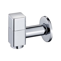 Robinet de contrôle d'eau double sortie G1/2 en laiton massif poli, robuste, 2 voies, design moderne, garantie 5 ans pour salle de bain