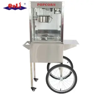 Chariot machine à popcorn, en acier inoxydable, 8 Oz, livraison gratuite