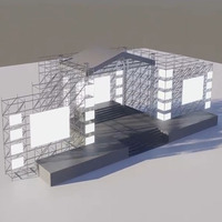 Sistema de armazón de aluminio para eventos al aire libre, armazón de techo de concierto para altavoces colgantes