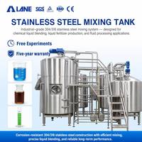 Cuve de réaction en acier inoxydable résistant à la corrosion LANE, équipement d'agitation pour engrais liquides et produits chimiques