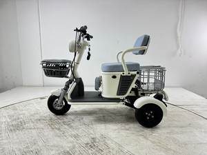 <span class=keywords><strong>Tricycle</strong></span> électrique 600W avec siège bébé pour adultes, scooter électrique à trois roues avec sièges passagers - Product Image 2