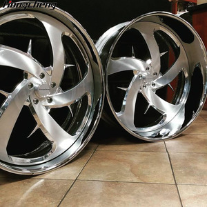 Jantes forgées en alliage d'aluminium personnalisées en deux parties, à profil profond, de 20, 22, 24, 26 et <span class=keywords><strong>28</strong></span> <span class=keywords><strong>pouces</strong></span> pour Silverado 97 - Product Image 1