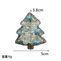 Appliques en tissu faites à la main, série Noël, motifs sapin de Noël et chaussettes, pour vêtements, sacs, chapeaux, chaussettes