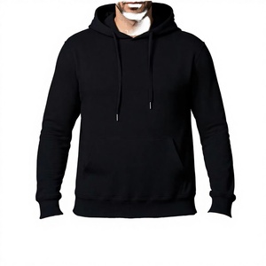 Sweat à capuche pour homme, 300 GSM, taille EU, personnalisé, tricoté, 100% coton, haute qualité, anti-boulochage, vêtement de sport, modèle vierge - Product Image 2