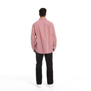 Plus Size Men's Cotton Long Sleeve Casual Plaid Work <b>Shirts</b> <b>Flame</b> Resistant Fr Welding <b>Shirts</b> Button up - Product Image 1