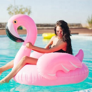 Commercio all'ingrosso di colore rosa piccolo fenicottero gonfiabile galleggiante - Product Image 2