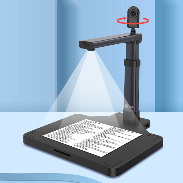 Automatic High-Speed USB OCR Document Scanner A3/A4 for Office & Classroom Use-in Stock