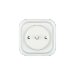 Keruida Best-selling Flush Mounted Vintage Ceramic Square Wall Toggle Switch For Home/Hotel