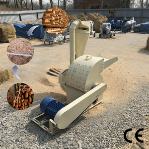 Máquina pulverizadora de polvo de madera eléctrica al por mayor, trituradora de aserrín forestal para cultivo de setas, producción de carbón vegetal - Product Image 1