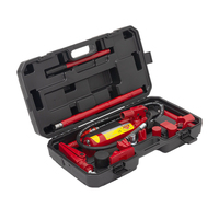 Kit de vérins hydrauliques fendus de 4 tonnes avec soupape de sécurité intégrée, équipement portable pour la réparation de bosses de carrosserie et l'expansion de tôles