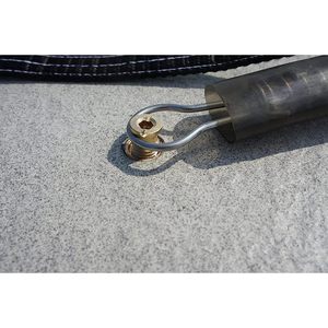 Cubierta para piscina Swimcare, anillo en D de acero inoxidable de 7,5 pulgadas para piscinas enterradas, accesorio de cubierta de seguridad duradero - Product Image 1