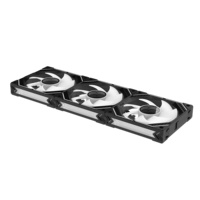 Ventilateur carré LED RGB tout-en-un 5V avec contrôle PWM intégré pour boîtier d'ordinateur et système de refroidissement liquide