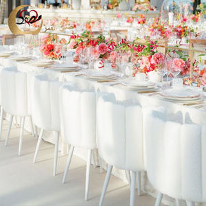 Party Event <b>Single</b> Seater Sofa Restaurant White Velvet Wedding <b>Chair</b> Sofa - Product Image 6