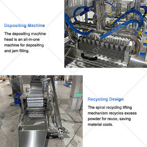 Machine automatique de fabrication de guimauves fourrées au chocolat OCEAN, ligne de production de confiture, de crème glacée et de barbe à papa - Product Image 4