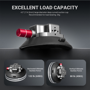 Support de caméra à <span class=keywords><strong>ventouse</strong></span> CNC en métal, <span class=keywords><strong>ventouse</strong></span> à vide robuste pour GoPro - Product Image 4