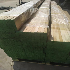 Plinthes triangulaires en bois massif de Paulownia, éco-responsables, modernes et naturelles, avec apprêt Gesso, taille personnalisée, installation facile pour hôtels - Product Image 3