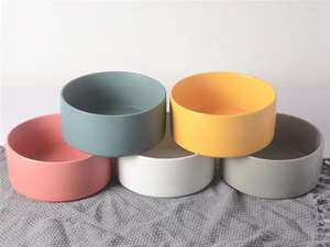 Cvnc — bol de régime en céramique pour chiens, support en bois, système de refroidissement surélevé pour animaux domestiques, respectueux de noël, nouveau Design, - Product Image 3