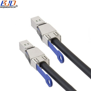 MINI SAS SFF <span class=keywords><strong>สาย</strong></span>เคเบิล<span class=keywords><strong>ต่อ</strong></span>ขยายสำหรับเซิร์ฟเวอร์ฮาร์ดดิสก์8644ตัวผู้ถึง SFF-8644 12Gbps 0.5M 1M 2M 3M 4 M 5M 6M - Product Image 6