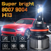 Haute puissance A8 modèle Double tube en cuivre lumière LED 9007 9004 voiture et camion phare 360 degrés faisceau 6500K couleur Compatible H1 H4 H7