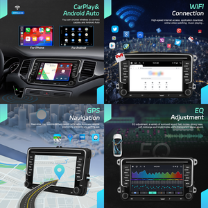 Hikity pour VW Magotan Passat Golf Polo Skoda Android Car Audio Autoradio 7 ''<span class=keywords><strong>6</strong></span> + 128G Wireless Carplay/Android Split Screen Stereo - Product Image 2