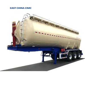 3 Axles 30cbm 35Tons Lifted Dry Bulk Powder Truck Trailer For Hot Sale