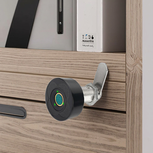 Mini thông minh đồ nội thất điện tử tủ khóa với Khóa vân tay Keyless cửa gỗ đám mây & thép/Brass cửa tùy chọn - Product Image 3