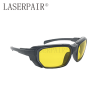 Lunettes de sécurité laser bleues 450 nm, lunettes de protection laser ultraviolettes certifiées CE, lunettes à monture intégrale TR90 avec protection oculaire efficace