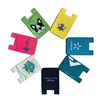Personnalisable Mini Business Style Smart Wallet UV Imprimé Silicone Téléphone Cellulaire et Titulaire de la Carte de Crédit Cadeaux Promotionnels d'Affaires