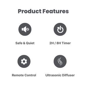 Humidificateur à flamme 300 ml, logo personnalisé, marque privée - Product Image 2