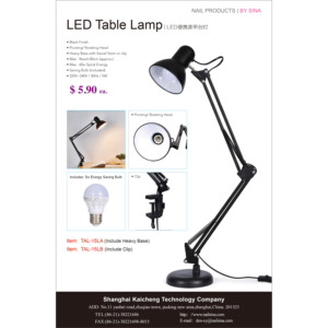 Đèn bàn đọc sách LED hiện đại, có thể điều chỉnh độ dài tay cần, bán trực tiếp từ nhà máy, thích hợp cho học tập và bàn làm móng - Product Image 2