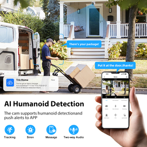 Bán buôn 2K hai cách âm thanh ánh sáng bóng đèn máy ảnh tầm nhìn ban đêm không dây 3MP PTZ Tính năng CMOS cảm biến - Product Image 6