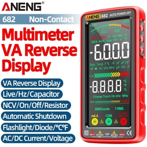 Multímetro Digital Inteligente 682 Recargable con Pantalla LCD Grande de 6000 Dígitos y Protección Anti-quemaduras - Product Image 2