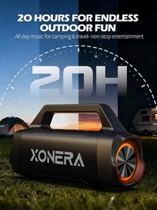 Enceintes <span class=keywords><strong>Bluetooth</strong></span> sans fil en gros 80W, enceinte extérieure puissante avec basses, autonomie de 20H, étanche IPX6, TWS BT5.3 - Product Image 4