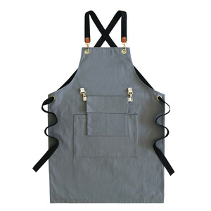 Delantal <span class=keywords><strong>de</strong></span> Pechera sin Mangas <span class=keywords><strong>de</strong></span> Mezclilla Estilo Coreano, Reutilizable y Moderno para <span class=keywords><strong>Hombres</strong></span> y Mujeres, Peluqueros, Estilistas, Artistas, Tiendas <span class=keywords><strong>de</strong></span> Té con Leche - Product Image 1