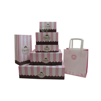 Boîtes à biscuits blanches de petite taille avec fenêtre, boîtes en papier pour mini-gâteaux, beignets, desserts à emporter, emballage individuel pour cupcakes
