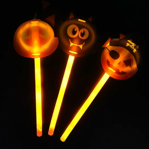 Bastoncini Luminosi Misti all'Ingrosso per <span class=keywords><strong>Feste</strong></span>, Confezione Gialla Brillante per Halloween, Bacchette Luminose a Forma <span class=keywords><strong>di</strong></span> Zucca - Product Image 4