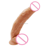 SacKnove Dildo Gigante XXL de 11 Pulgadas Para Hombres, Juguetes Sexuales de Goma Grandes, Lo Último en Dildos Artificiales Súper Extremos Semejantes a la Piel Para Mujeres