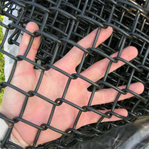 Sürdürülebilir toptan 6Ft 8Ft 10Ft siyah Pvc kaplı rulo çit fiyat satılık kullanılan zincir bağlantı çit galvanizli