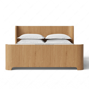 Ferly hiện đại nền tảng khung giường với tích hợp lưu trữ tối giản GIƯỜNG GỖ cho đồ nội thất phòng ngủ hiện đại - Product Image 2