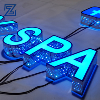 [Diseño Gratuito] Letrero de Tienda 3D Personalizado, Letrero Comercial LED, Letrero de Tienda para Exteriores Resistente al Agua
