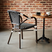 Fauteuil simple d'extérieur moderne en corde tressée pour balcon, mobilier de terrasse et de jardin, ensemble de salon de balcon - Vente en gros
