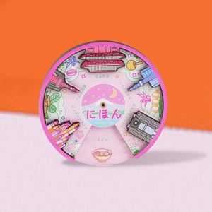 Imanes de nevera de madera creativos de diseño moderno con temática de lugares emblemáticos de Japón, decoración para el hogar, souvenirs, producto promocional - Product Image 1