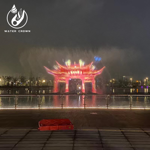 Công Suất Cao Ngoài Trời 3D LED Ánh Sáng Rèm Nước Đài Phun Nước Mới Phim Rèm Nước Đài Phun Nước Vườn Vật Liệu Thép Không Gỉ - Product Image 4