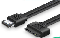 Grosir Power ESATA + USB ke Slimline SATA 7 + 6P 13Pin Cable
