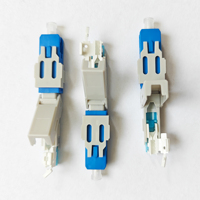 Conector de Fibra Óptica SC UPC de Conexión Rápida GMF, Conector Rápido de Fibra Óptica para Cable de Bajada FTTH