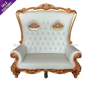 Sillas de Trono de Respaldo Alto para Bodas, para Novios, Silla de Trono de Rey de Alta Calidad para Bodas, Sofá - Product Image 1